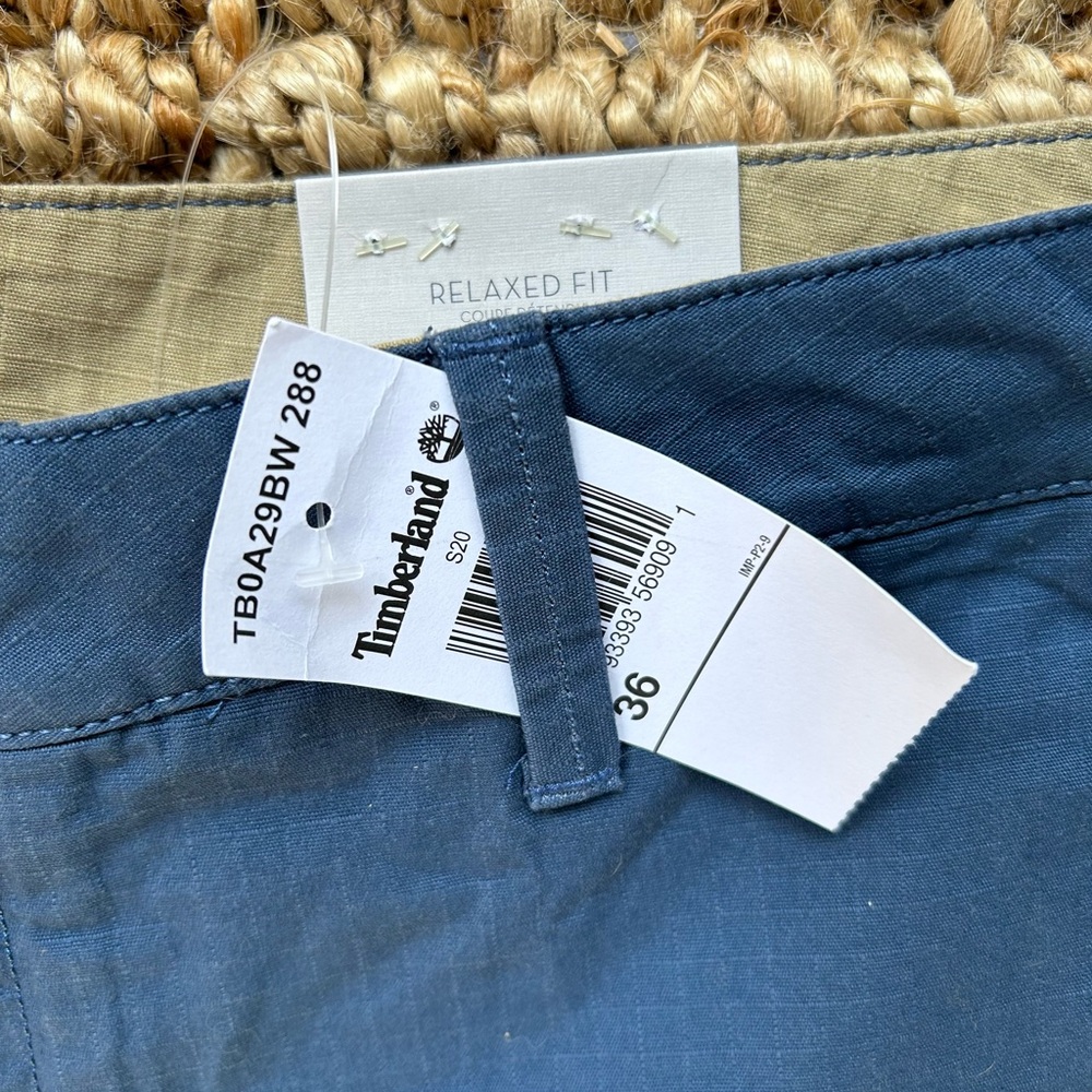 NWT Timberland Men’s Lightweight Flat Front Chino Shorts - Picture 6 of 13